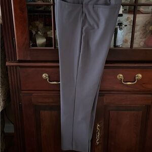 Tail Gray Ankle Cropped Pants with Structured Fabric
